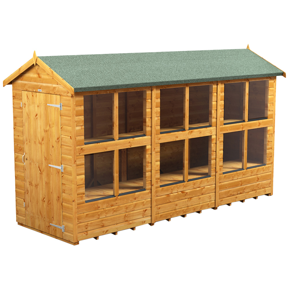 Power Sheds 12 x 4ft Apex Potting Shed Image 1