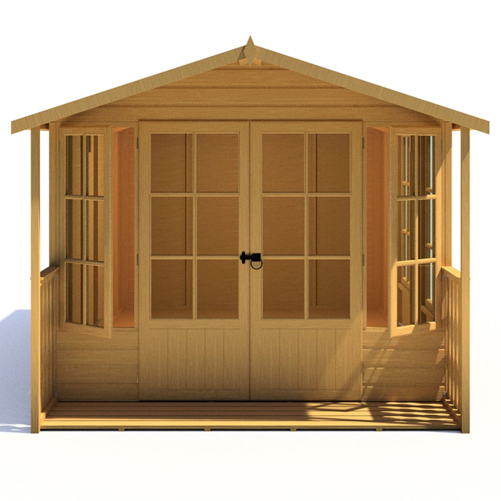 Shire Delmora 8 x 14ft Double Door Traditional Summerhouse Image 5