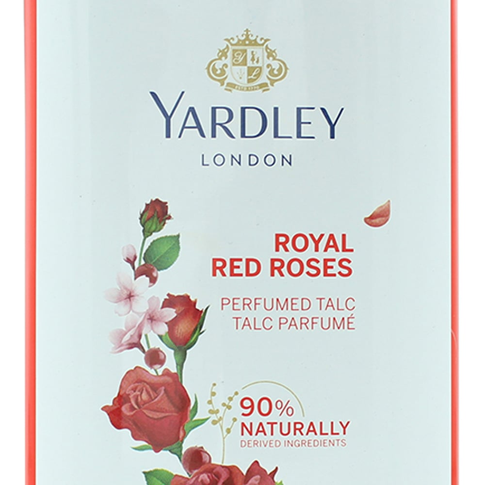 Yardley Royal Red Roses Talcum Powder 250g Image 2