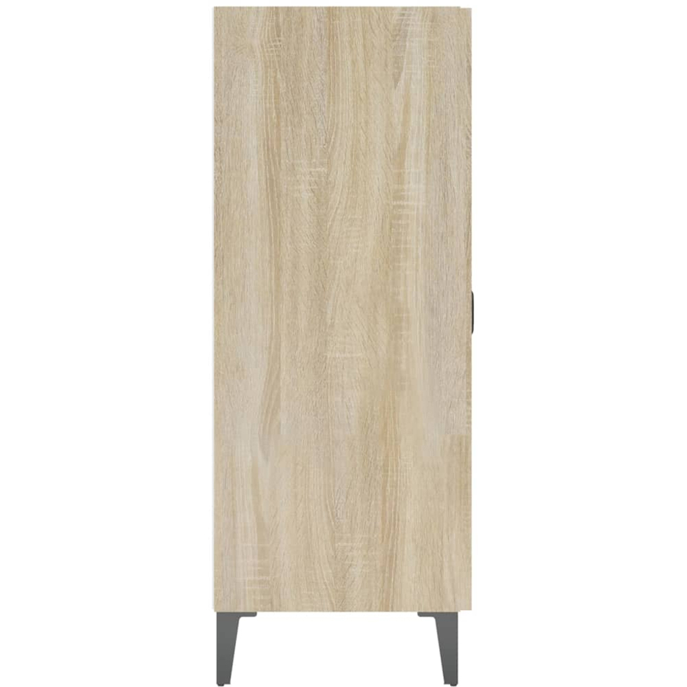 vidaXL Single Door 3 Drawer Sonoma Oak Sideboard Image 6