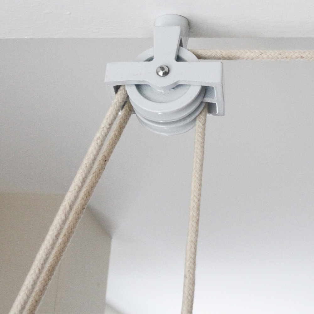 Monster Shop White 6 Lath Clothes Airer 1.2m Image 5