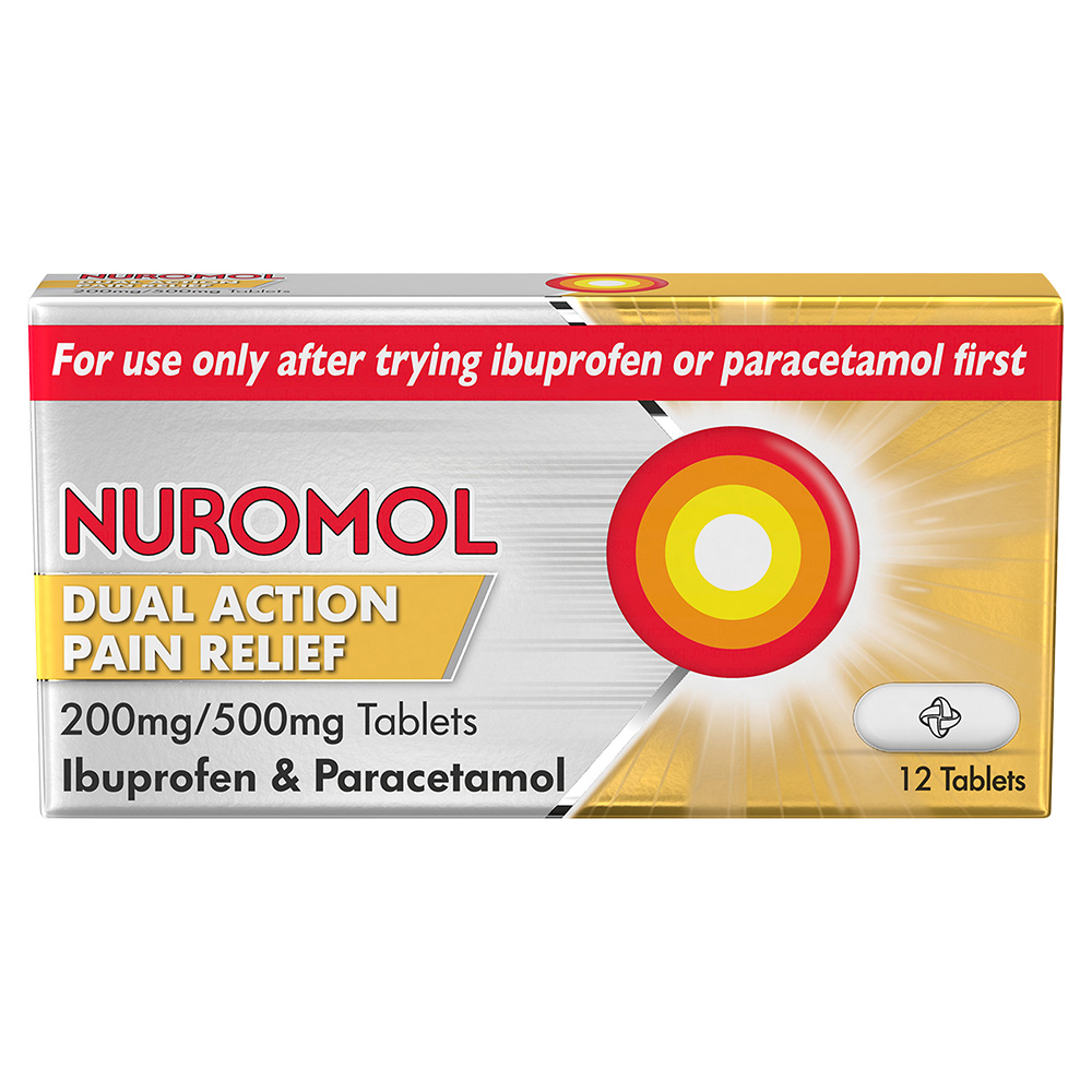 Nuromol Double Action Tablet 12 pack   Image 1