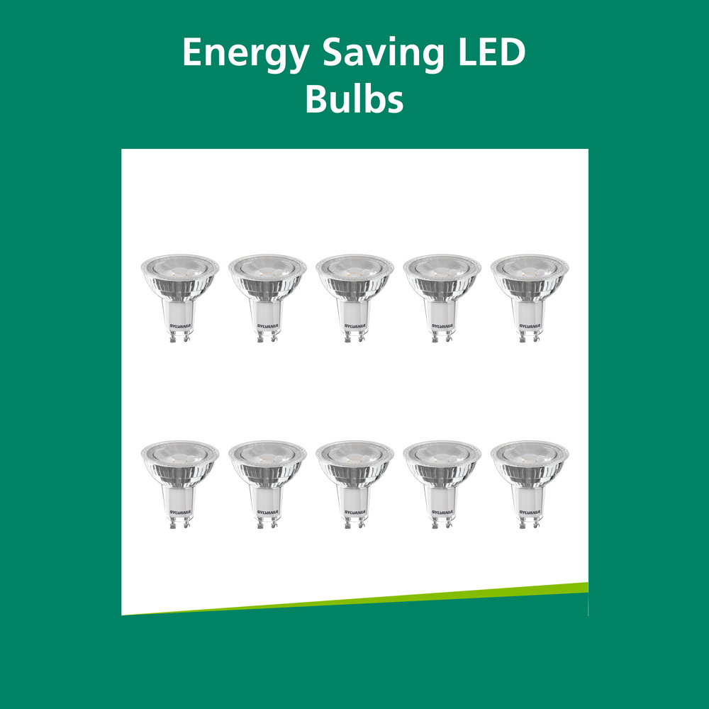Sylvania 10 Pack RefLED Superia Retro Dimmable GU10 Cool White 4.5W LED Bulb Image 8