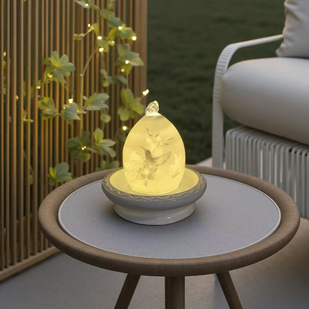 Avilo 3D Water Fountain with Light Image 8
