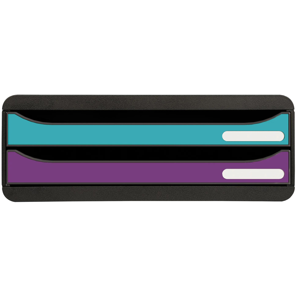 Exacompta Titane 2 Drawer Multicolour Toolbox Filing Module Image 3