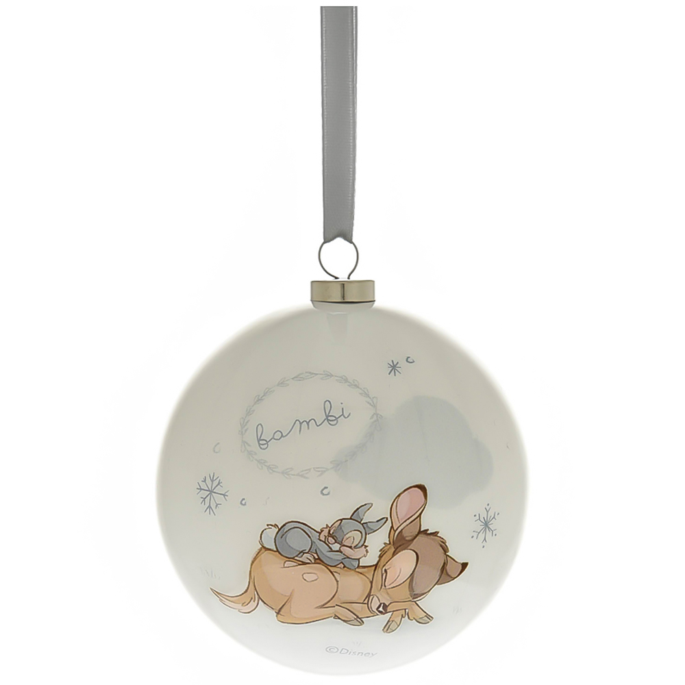 Disney Magical Beginnings White Multi Character Christmas Bauble 12 Pack Image 4