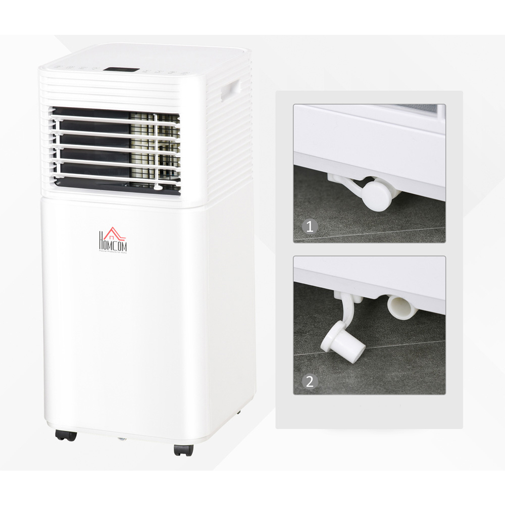 HOMCOM White 9000 4 in 1 Mobile Air Conditioner Image 3