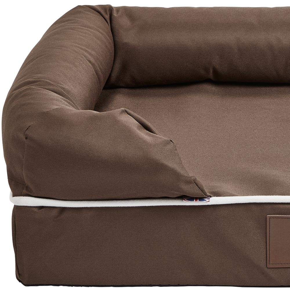 Bunty Small Brown Cosy Couch Pet Mattress Bed Image 2