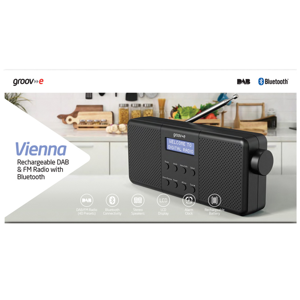 Groov-e Vienna Portable DAB and FM Digital Radio Image 8