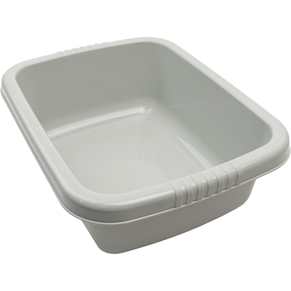 JVL Grey Plastic Nestable Washing Up Cleaning Bowl Set of 3 Image 2