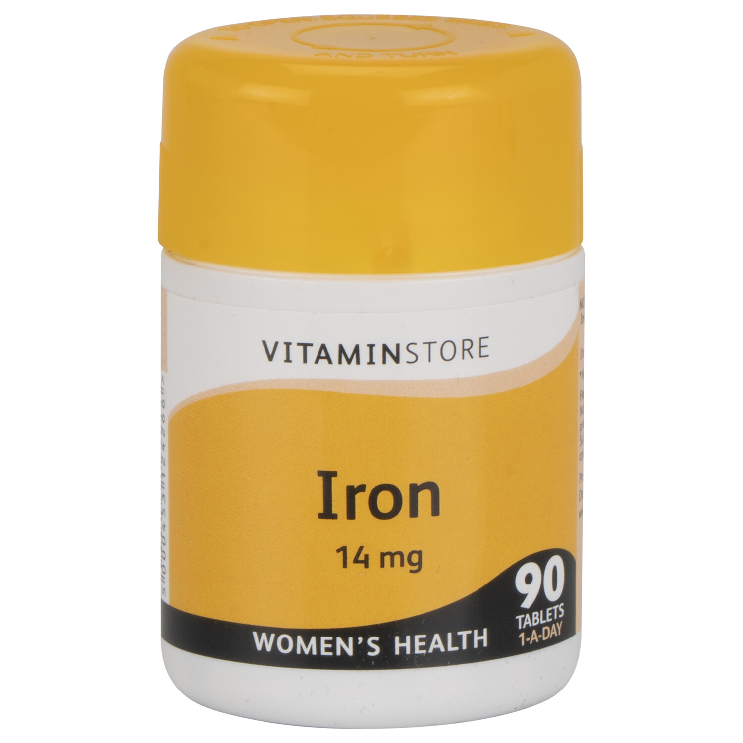 Pack of 90 14mg Iron Tablets Image