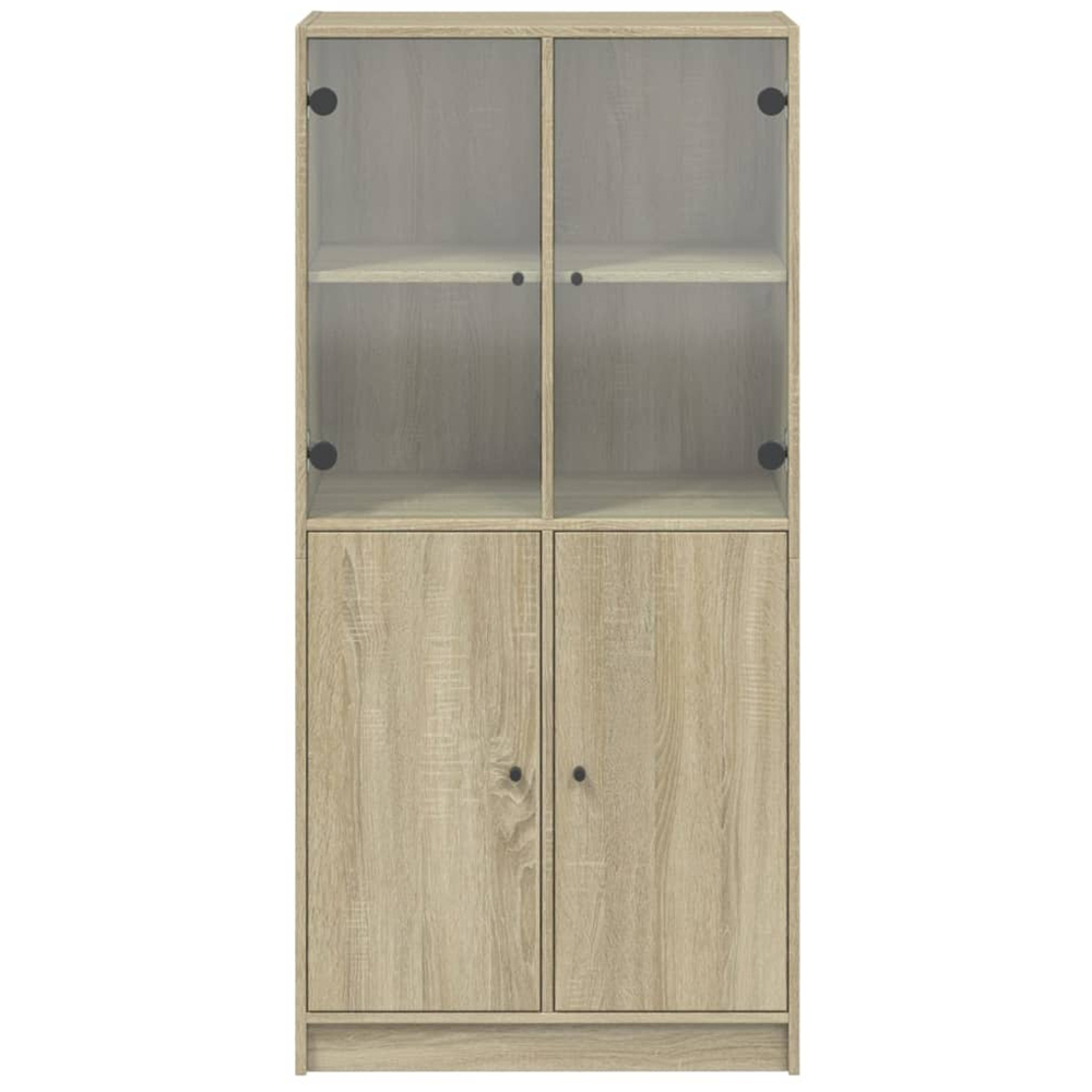 vidaXL 4 Door Sonoma Oak Highboard Image 6