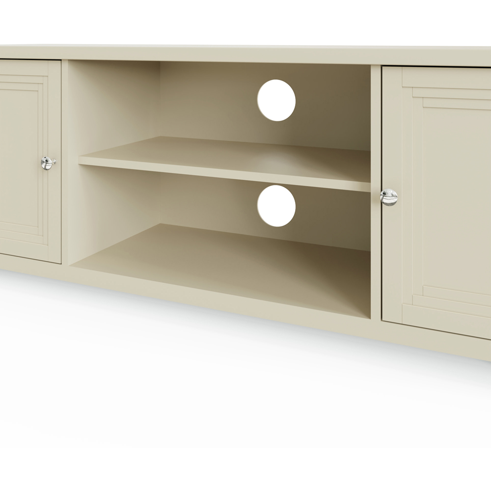 GFW Oakley 2 Door 2 Shelf Stone TV Unit Image 6