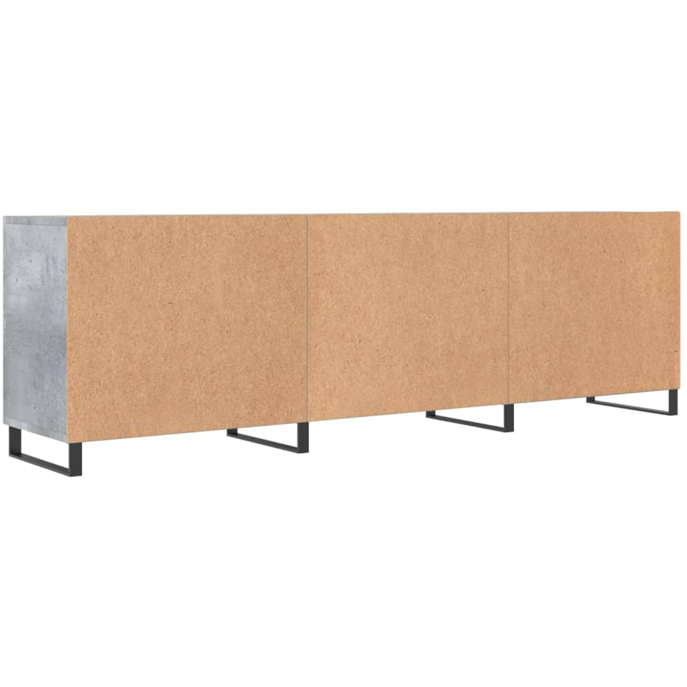 vidaXL 2 Door 2 Shelf Concrete Grey TV Cabinet Image 8