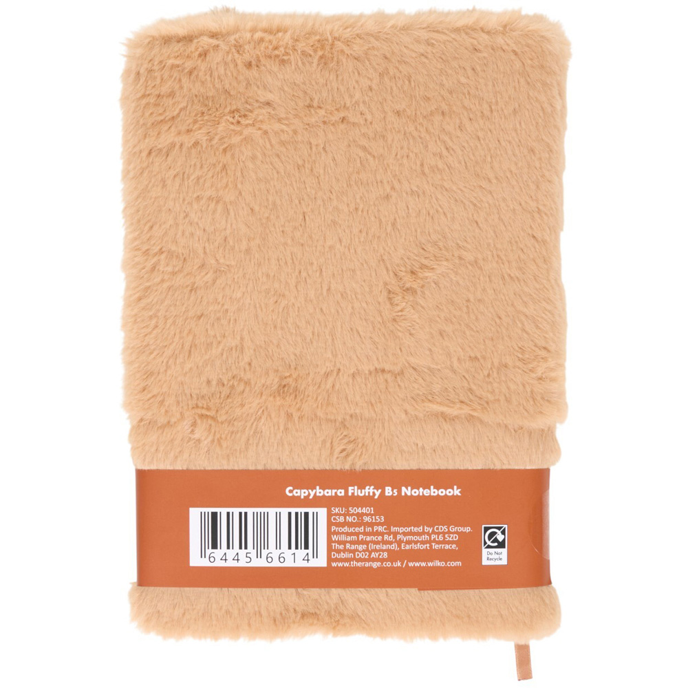 B5 Capybara Fluffy Notebook Natural Image 4