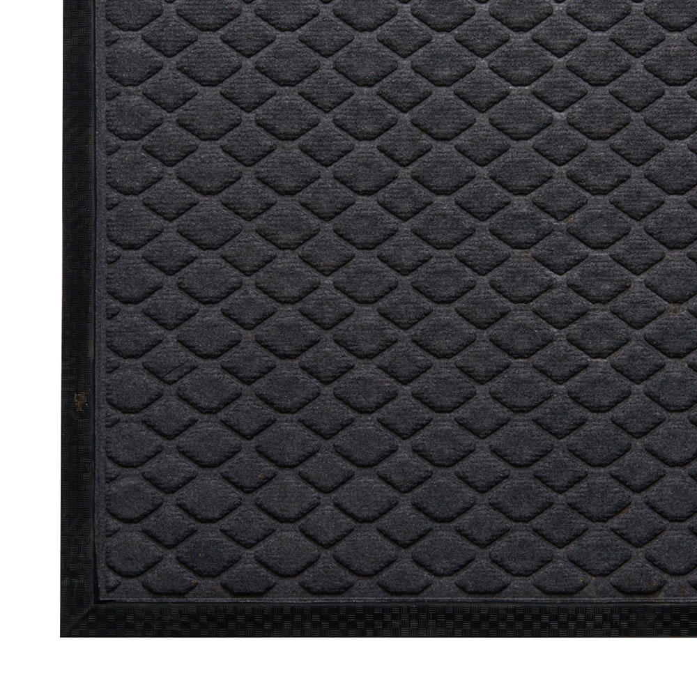 Wilko Black Rubber Backed Doormat 60 x 90cm Image 3