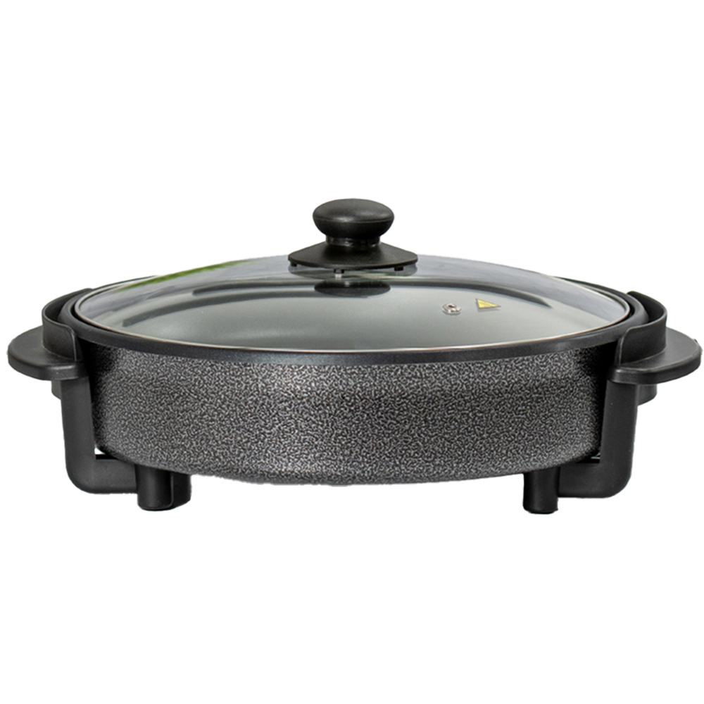 Quest Black Multi-Function 30cm Electric Cooker Pan Image 1