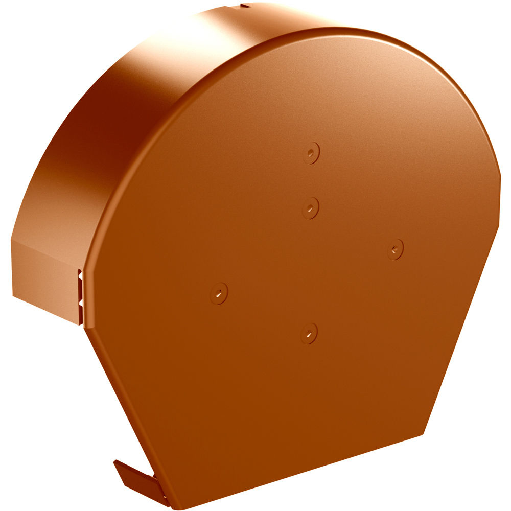 Coroverge Terracotta Half Round Ridge Cap Image