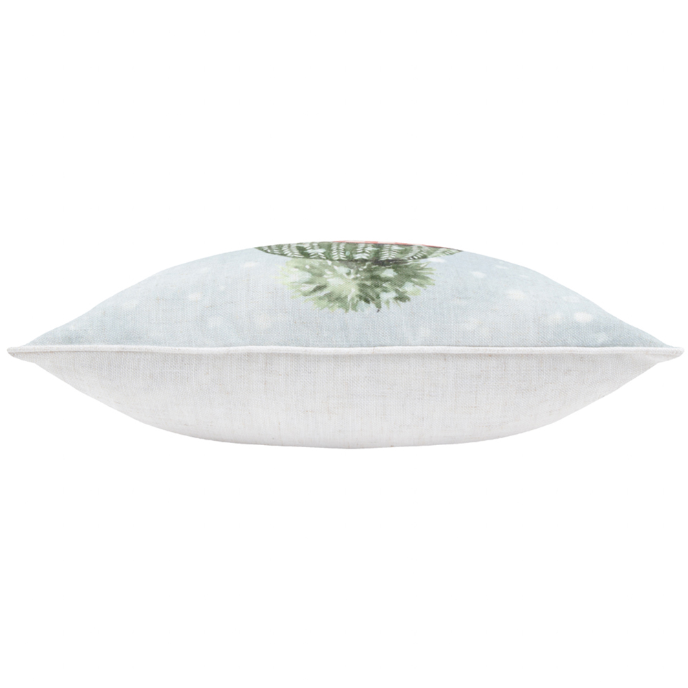 Evans Lichfield Christmas White Winter Rabbit Reversible Cushion 43 x 43cm Image 4