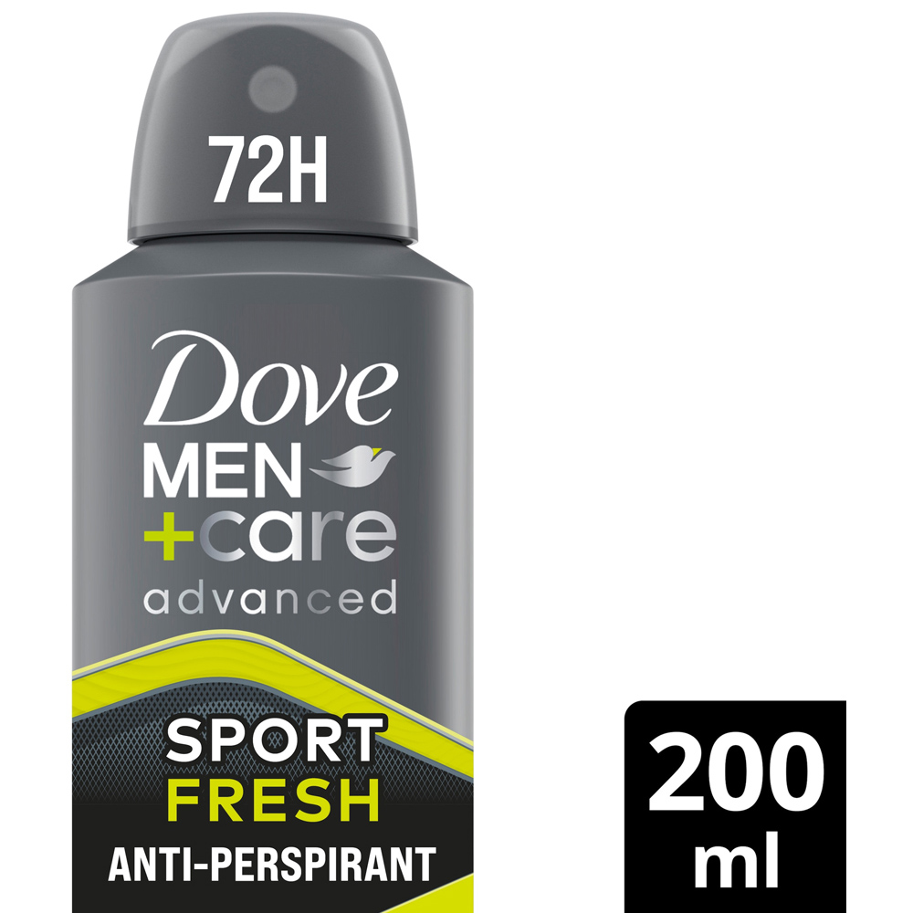 Dove Men+Care Advanced Sport Fresh Antiperspirant Deodorant Aerosol 200ml Image 3