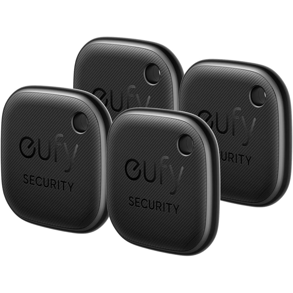 Eufy Black IOS Smart Tracker 4 Pack Image 1