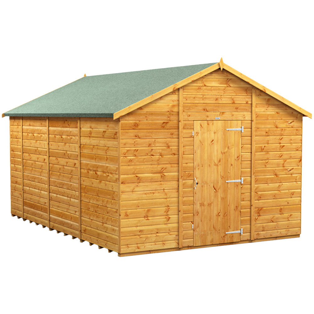 Power Sheds 14 x 10ft Apex Wooden Shed Image 1