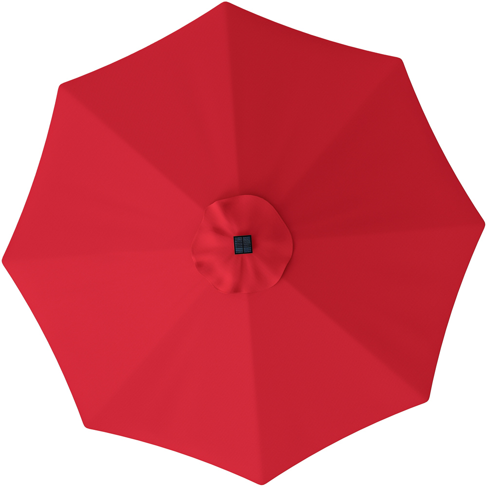 Outsunny Red Parasol Replacement Canopy 300cm Image 1