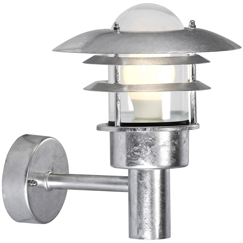 Nordlux Lonstrup 22 Galvanized Outdoor Wall Light Image 1