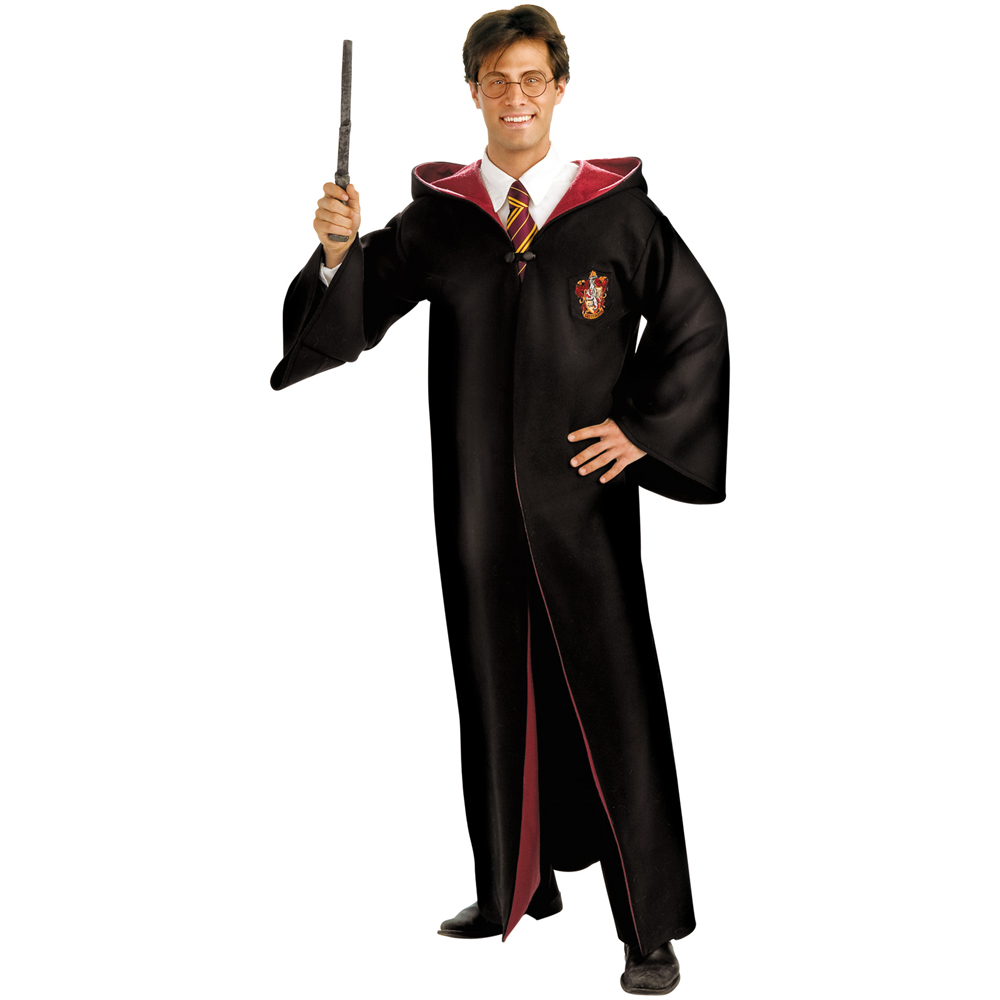 Harry Potter Deluxe Harry Potter Robe Adult Costume Image 3