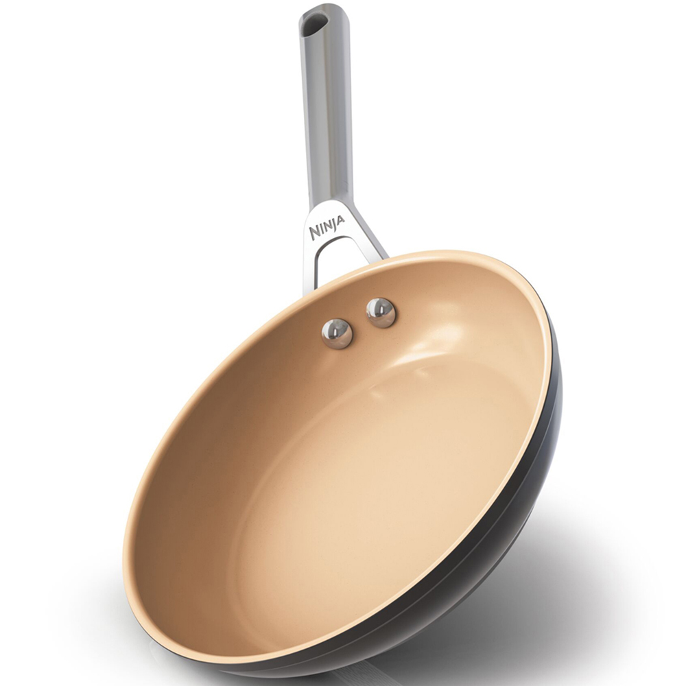 Ninja Extended Life 20cm Grey Ceramic Frying Pan Image 4