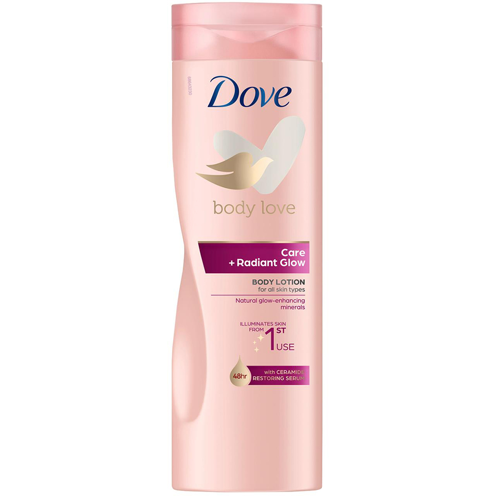 Dove Care+Radiant Glow Body Lotion and Summer Revived Fair To Medium Face Cream Set Image 3