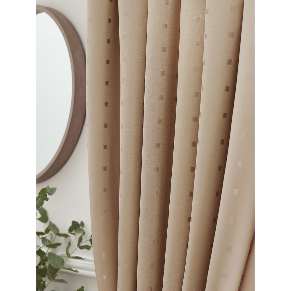 Alan Symonds Madison Latte Ring Top Curtain 229 x 229cm Image 4