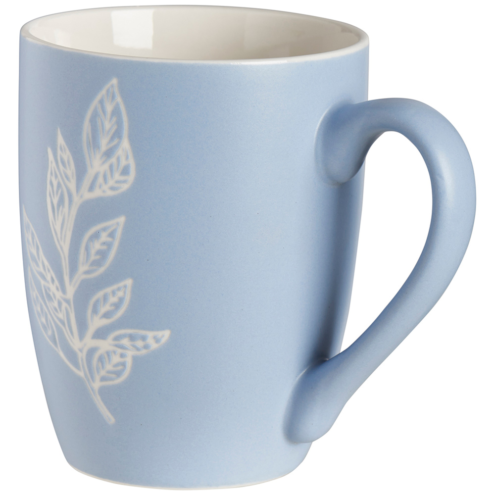 Wilko Blue Floral Linesketch Mug Image 2