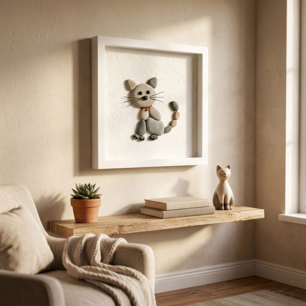 Nicola Spring White 3D Box Photo Frame 6 x 6 inch with White Mount 4 x 4 inch 2 Pack Image 4