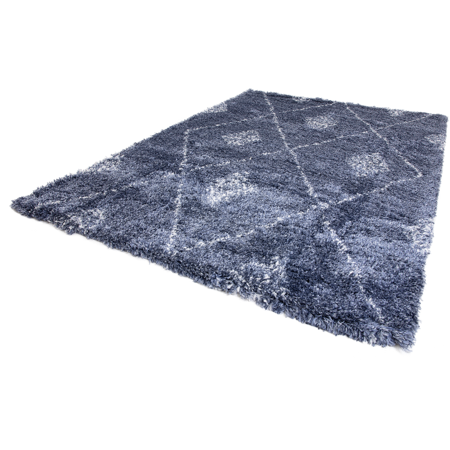 Alto Navy Diamond Rhombus Large Rug 66cm Image 4