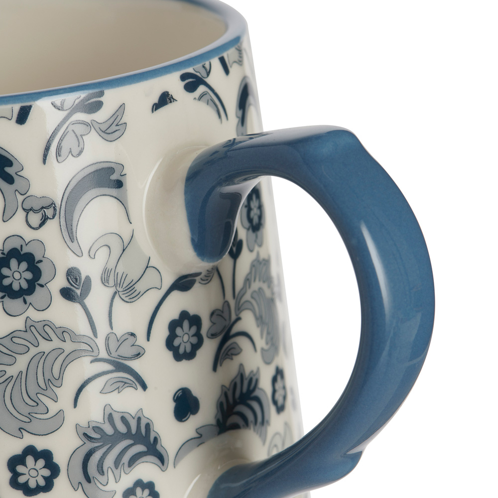 Wilko Blue Fond Memories Floral Mug Image 3