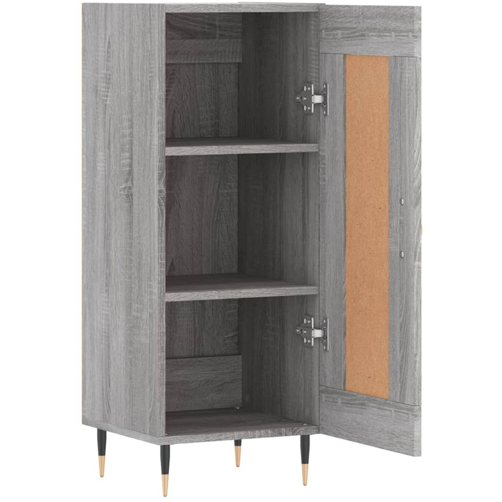 vidaXL Single Door Grey Sonoma Sideboard Image 6