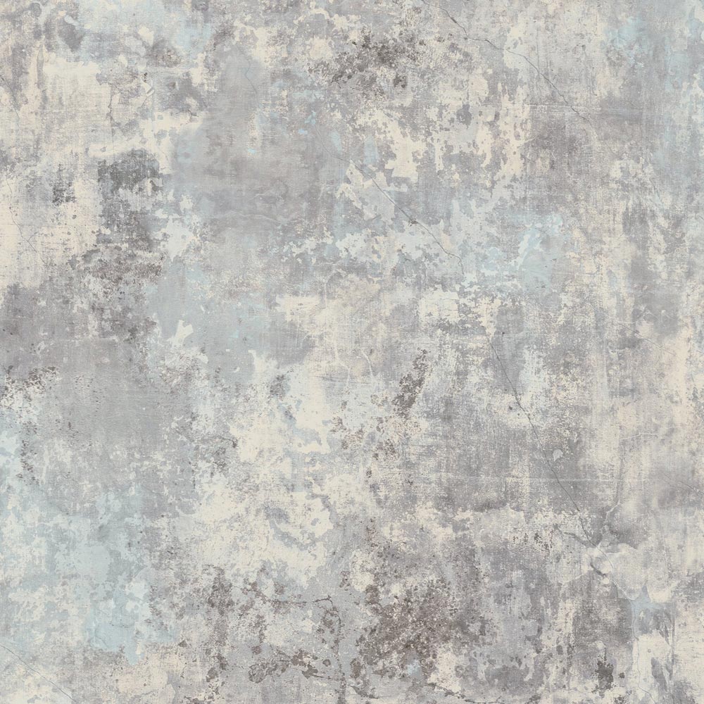 Grandeco Distressed Rustic Industrial Concrete Effect Textured Grey Wallpaper Image