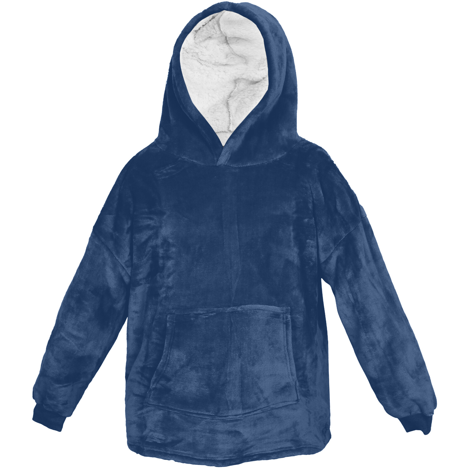 Sherpa Kids Hoodie Black or Navy Image 2