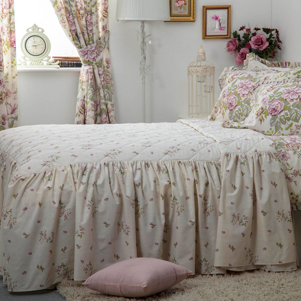 Serene Country Dream King Rose Boutique Bedspread Image 1