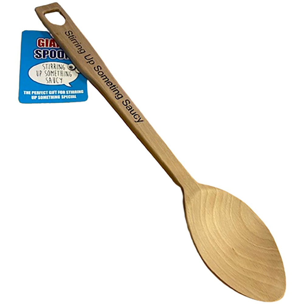 Giant Wooden Spoon - Natural Image