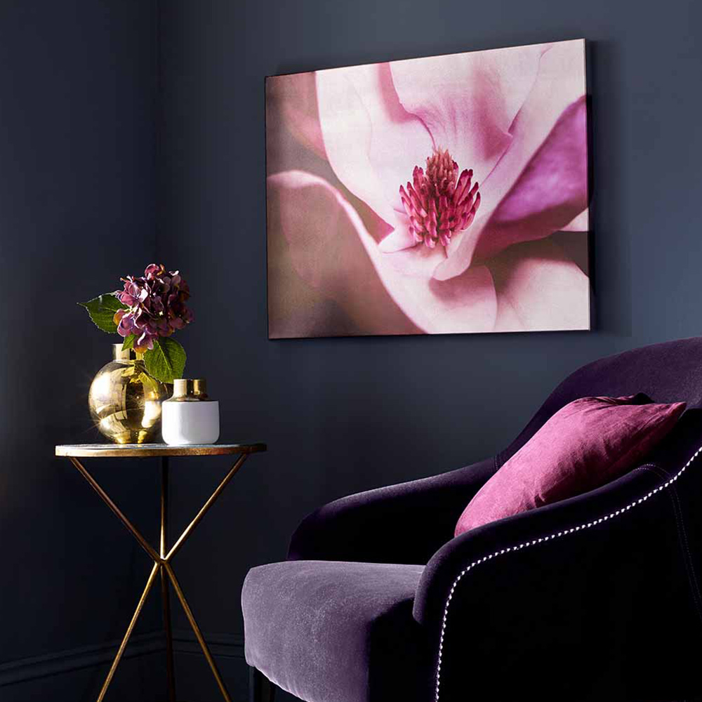 Art For The Home Metallic Plum Petals 80 x 60 x 3cm Image 2