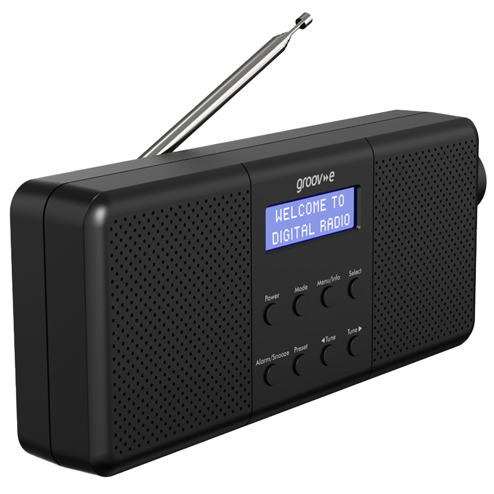 Groov-e Vienna Portable DAB and FM Digital Radio Image 1