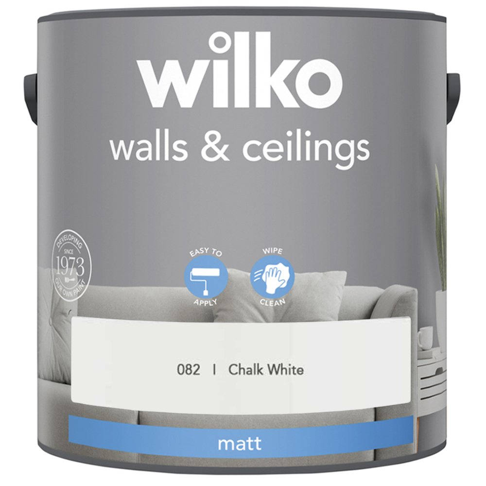 Chalky White - Matt Emulsion, Walls & Ceilings, whites