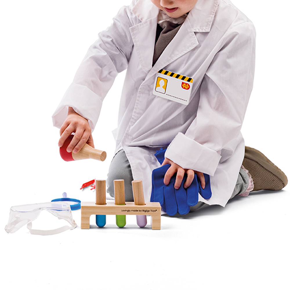 Bigjigs Toys Scientist Dress Up White Image 6