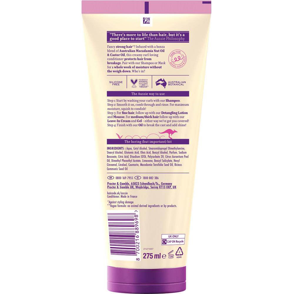 Aussie Curls Hydrating Conditioner Image 3