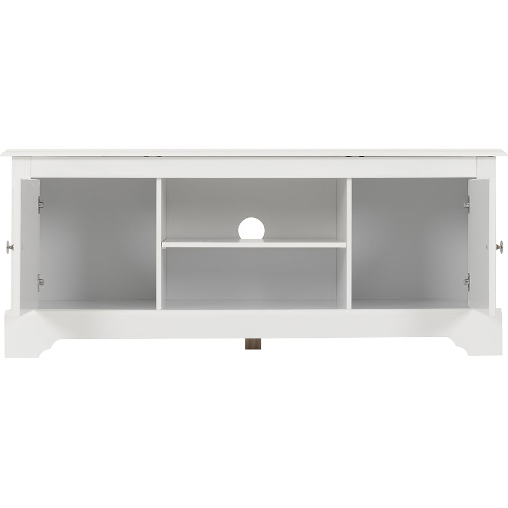 Seconique Stratford 2 Door White TV Unit Image 4