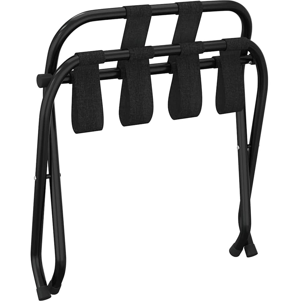 Walplus Black Luggage Rack with Backrest 52 x 56 x 39cm Image 6