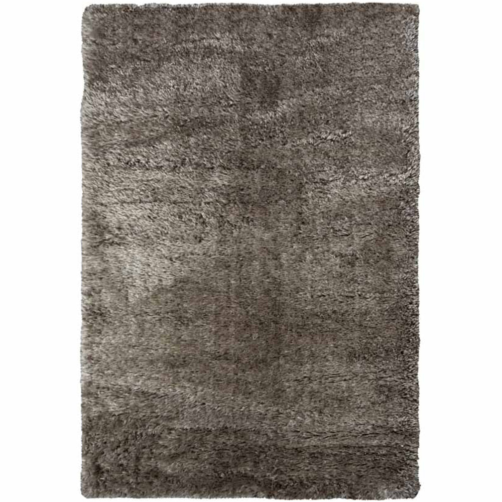 Supersoft Shaggy Rug Grey 120 x 170cm Image 1