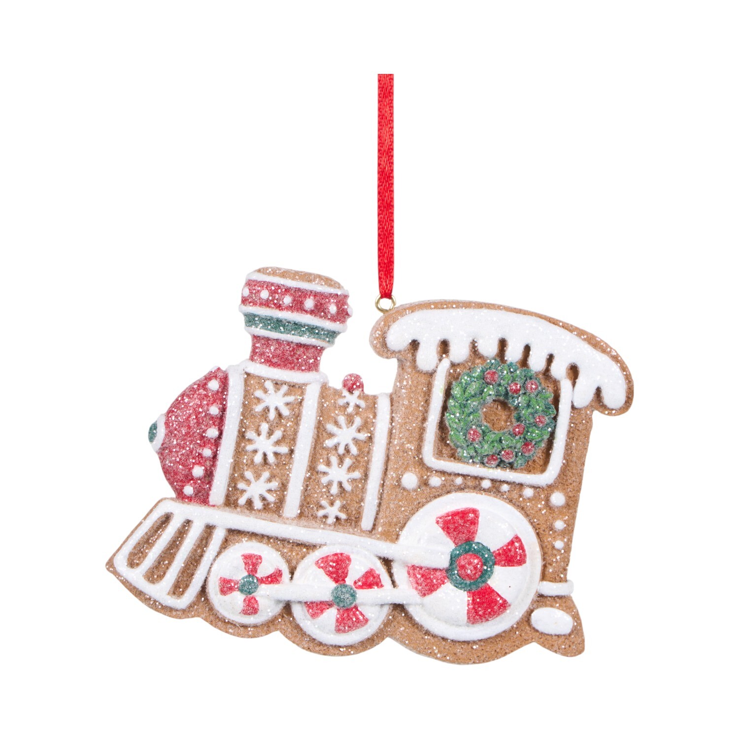Iced Gingerbread Hanging Decoration Image 1